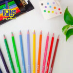 مداد رنگی مقوای kmt