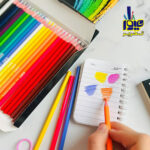 مداد رنگی مقوای kmt