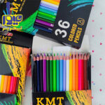مداد رنگی مقوای kmt