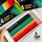 مداد رنگی مقوای kmt