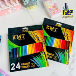 مداد رنگی مقوای kmt